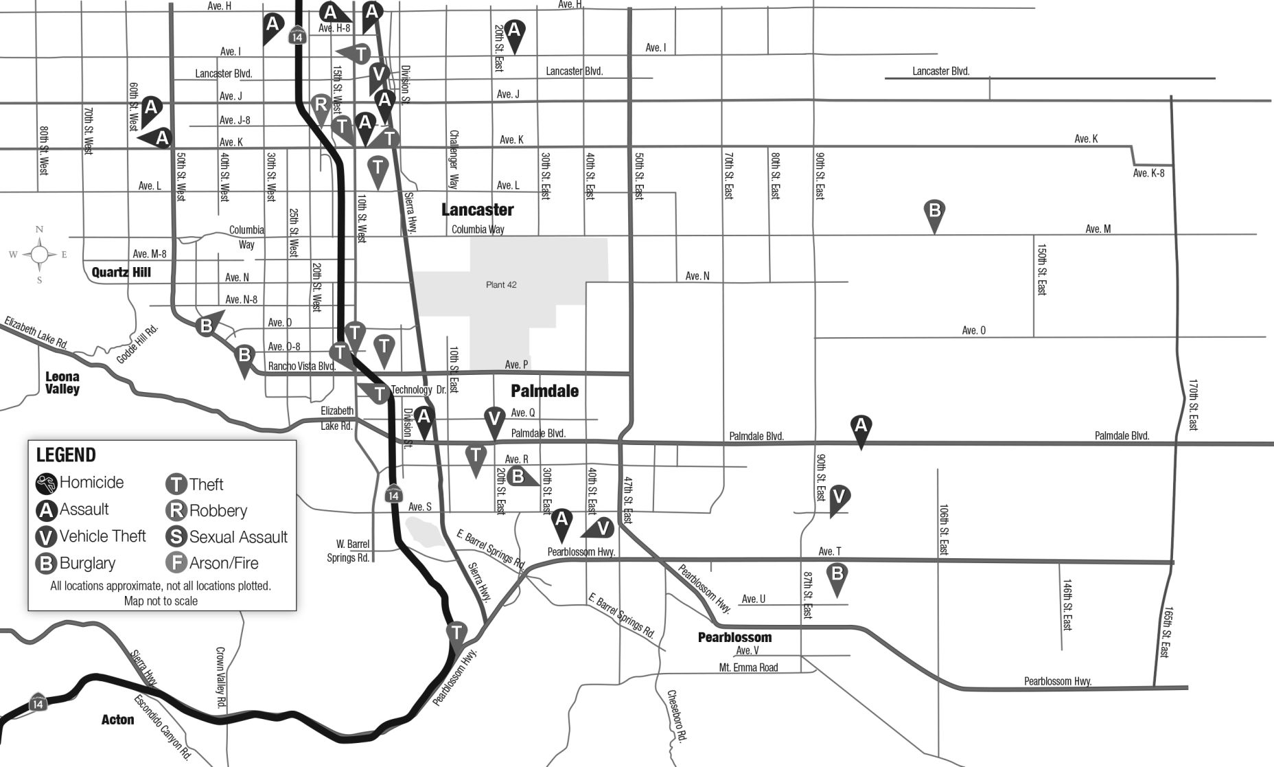 Antelope Valley Crime Blotter, January 14, 2020